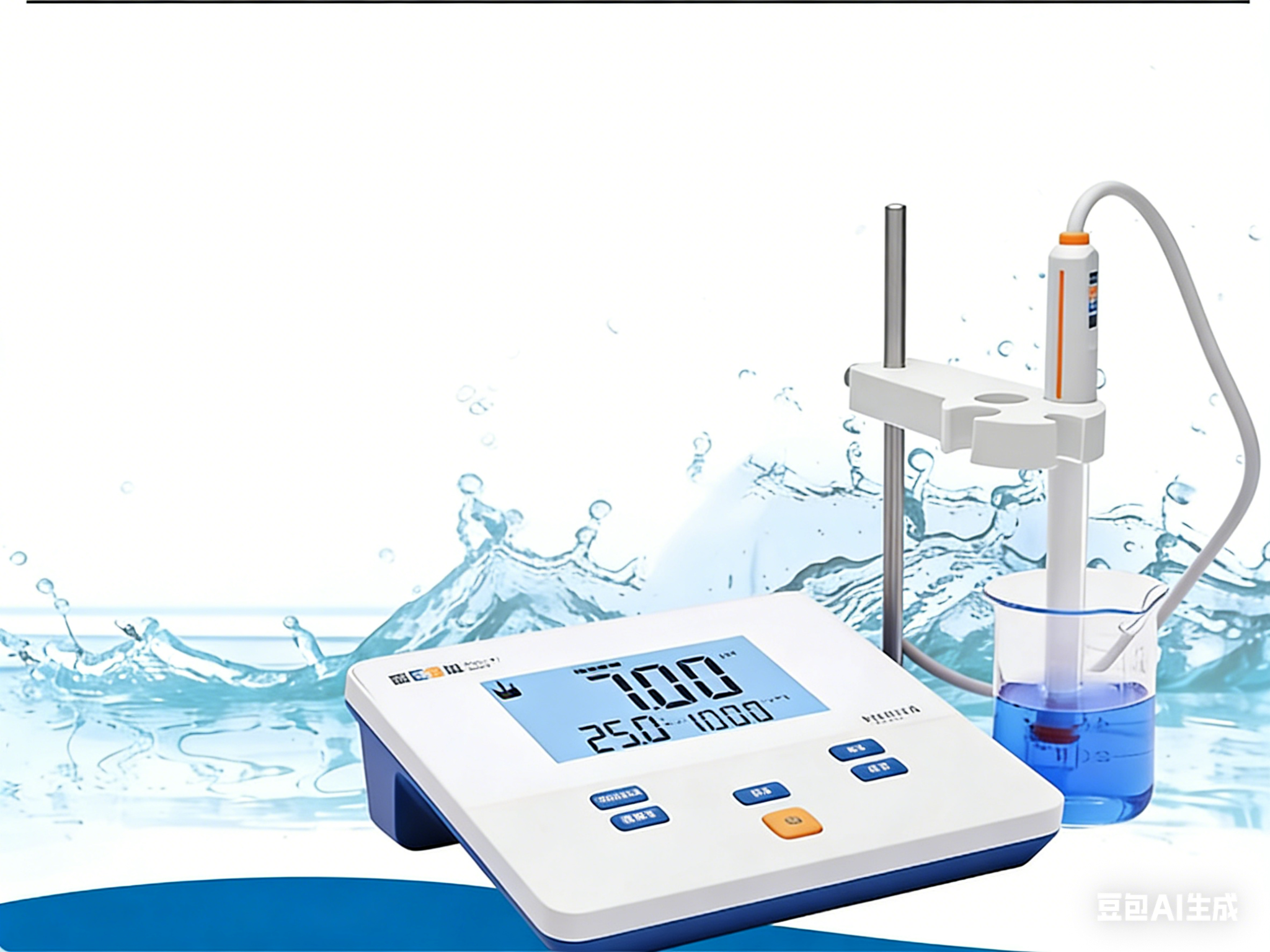 Picture of Shanghai Leici pH Meter PHS-25/2F/3C/3E Benchtop Acidity Tester Laboratory pH Detector